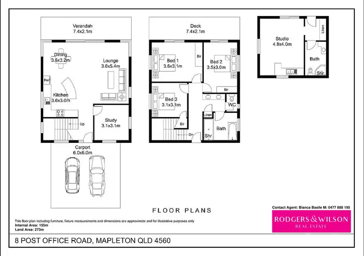 Floorplan of Homely house listing, 8 Post Office Road, Mapleton QLD 4560