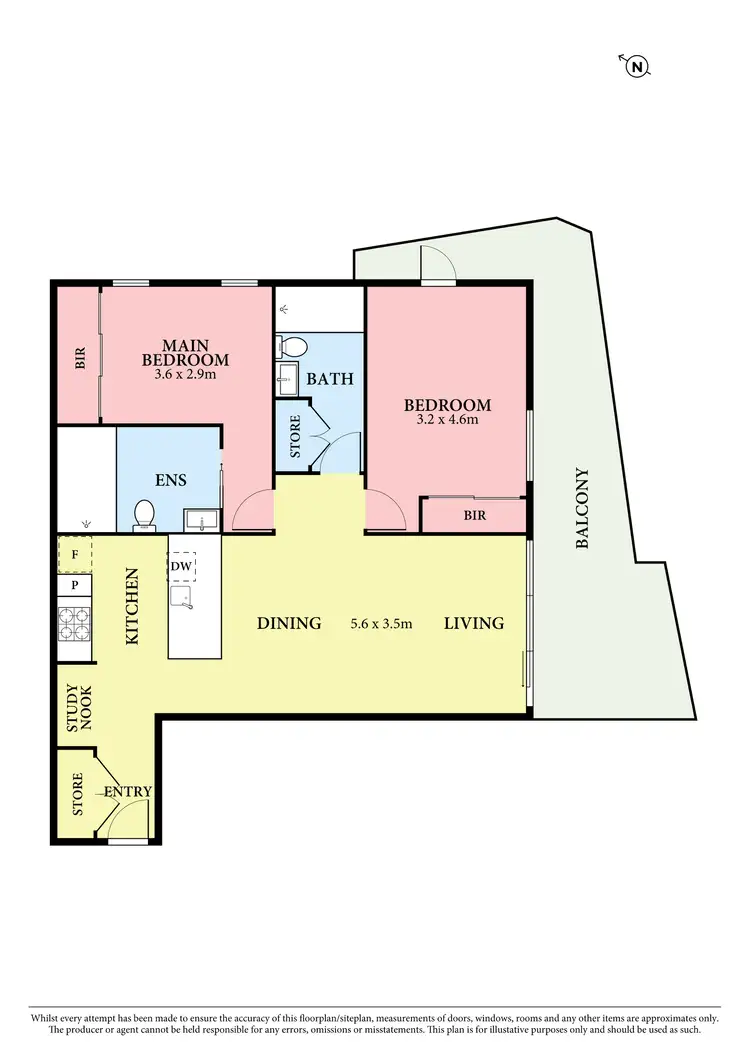 Floorplan of Homely house listing, 210/24 Oleander Drive, Mill Park VIC 3082
