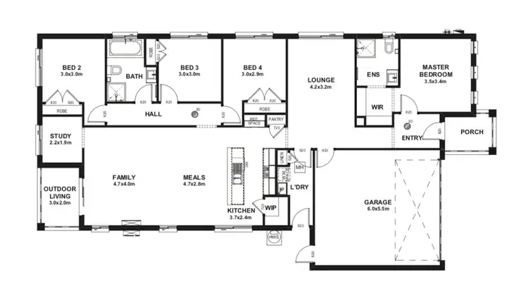 Floorplan of Homely house listing, Address available on request