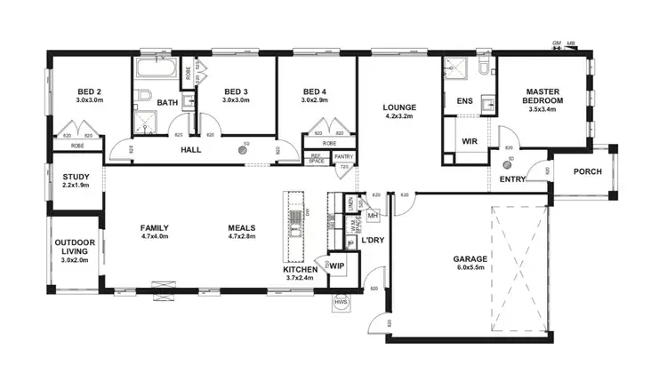 Floorplan of Homely house listing, Address available on request