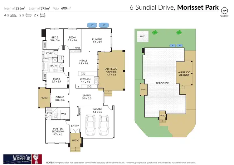 Floorplan of Homely house listing, 6 Sundial Drive, Morisset Park NSW 2264