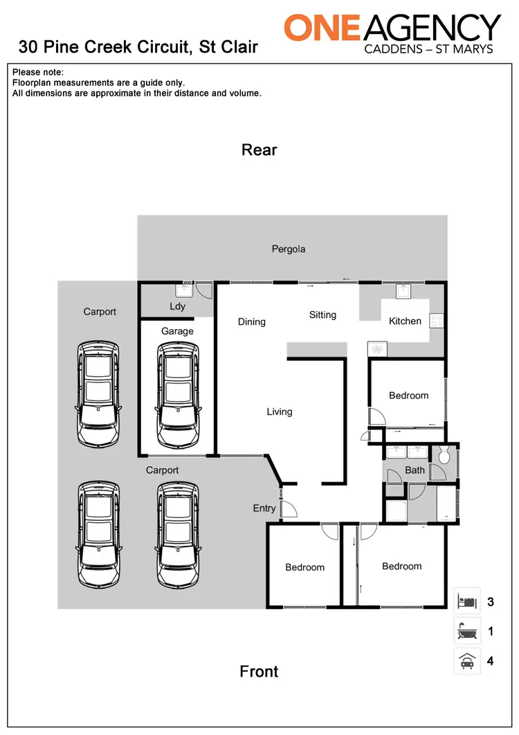 Floorplan of Homely house listing, 30 Pine Creek Circuit, St Clair NSW 2759