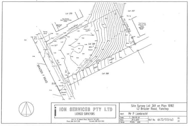 Floorplan of Homely land listing, 42 Brazier Road, Yanchep WA 6035