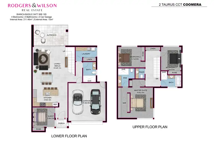 Floorplan of Homely house listing, 2 Taurus Circuit, Coomera QLD 4209