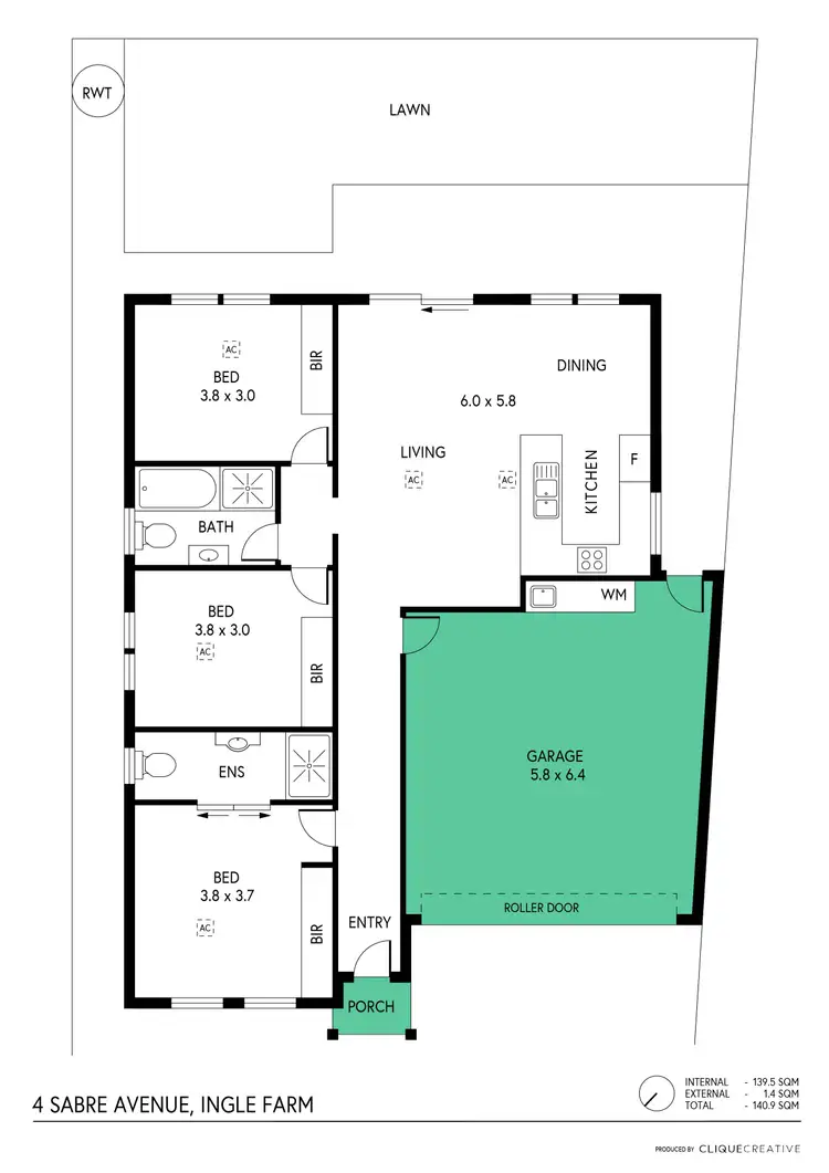 Floorplan of Homely house listing, 4 Sabre Avenue, Ingle Farm SA 5098