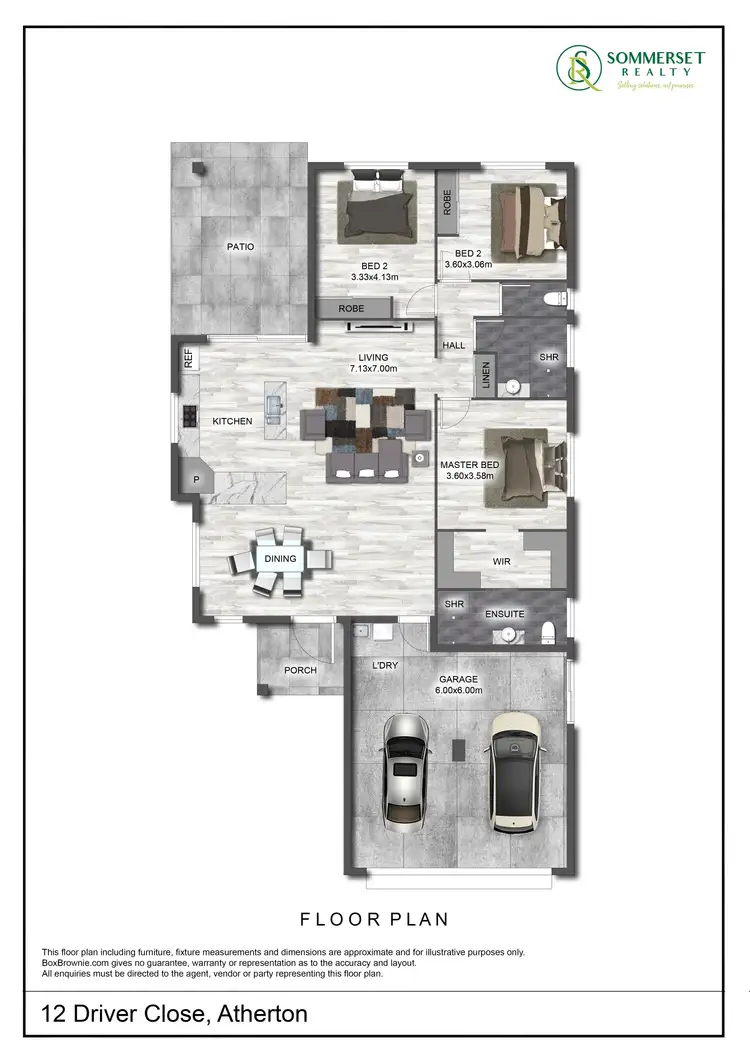 Floorplan of Homely house listing, 12 Driver Close, Atherton QLD 4883