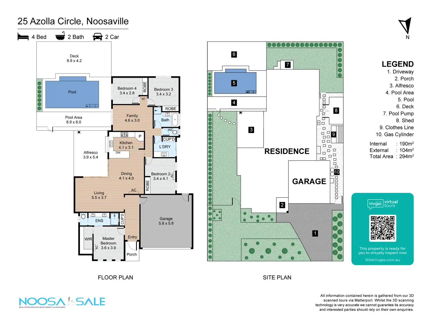 Floorplan of Homely house listing, 25 Azolla Circle, Noosaville QLD 4566