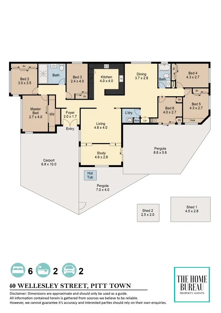 Floorplan of Homely house listing, 40 Wellesley Street, Pitt Town NSW 2756