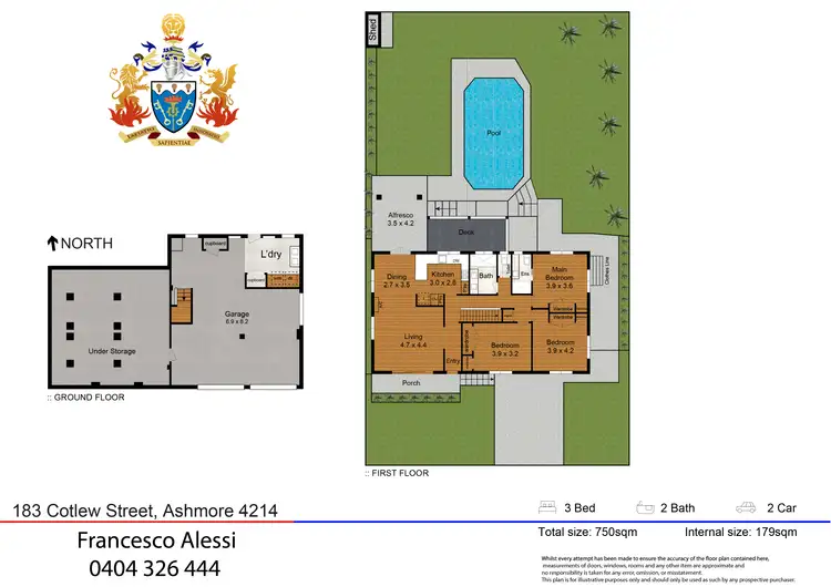 Floorplan of Homely house listing, 183 Cotlew Street, Ashmore QLD 4214