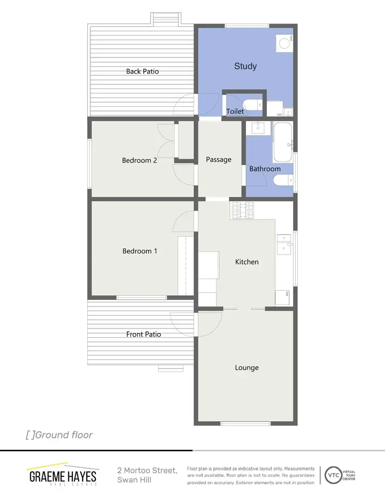 Floorplan of Homely house listing, 2 Mortoo Street, Swan Hill VIC 3585