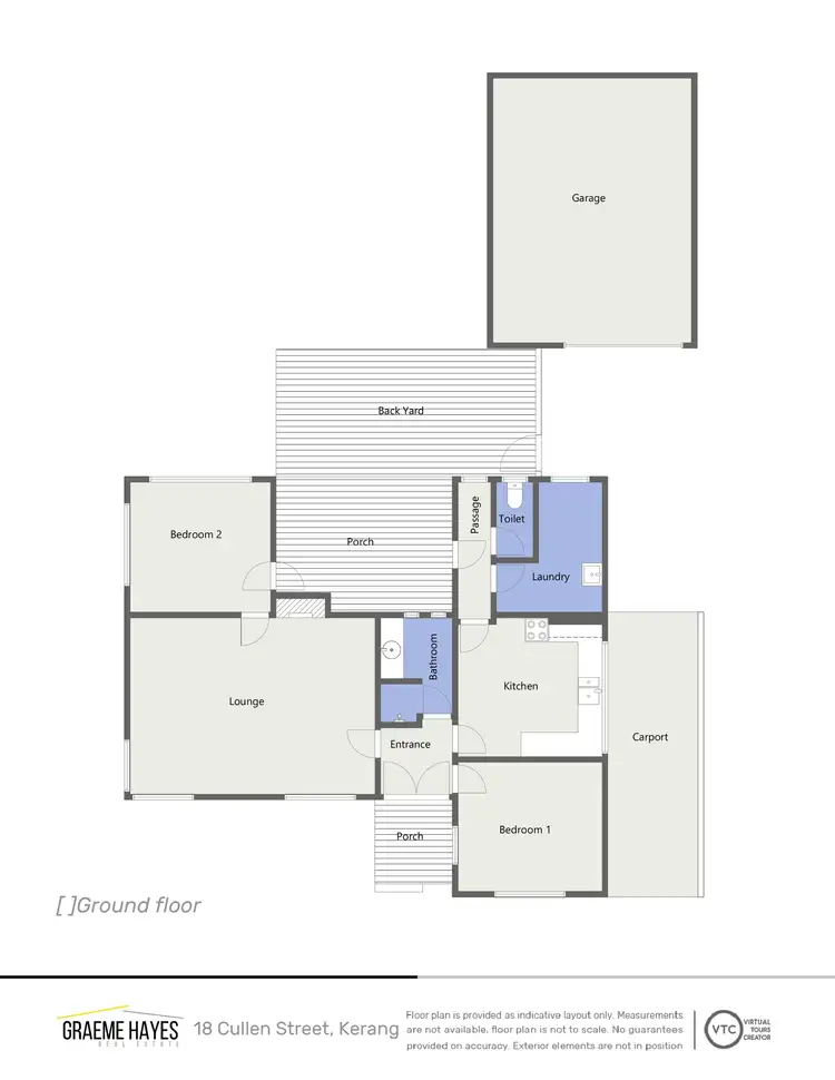 Floorplan of Homely house listing, 18 Cullen Street, Kerang VIC 3579