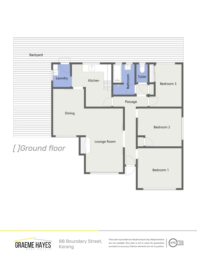 Floorplan of Homely house listing, 88 Boundary Street, Kerang VIC 3579
