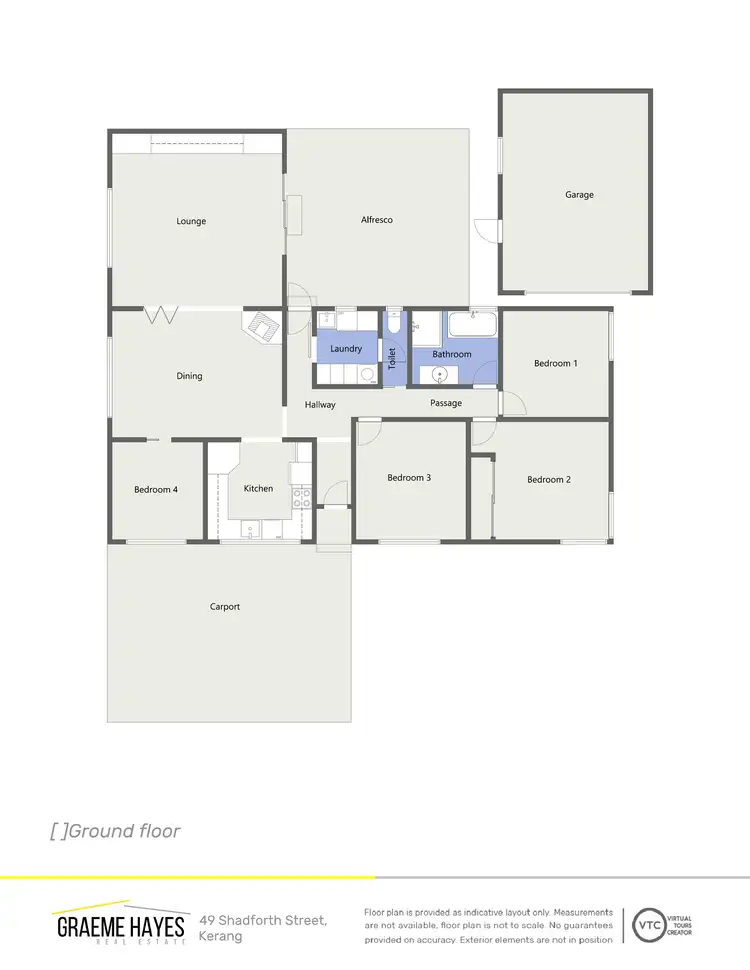 Floorplan of Homely house listing, 49 Shadforth Street, Kerang VIC 3579