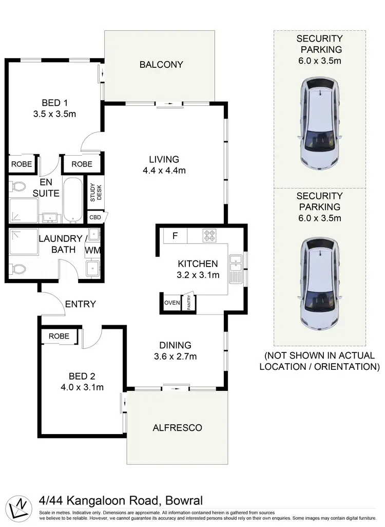 Floorplan of Homely apartment listing, 4/44 Kangaloon Road, Bowral NSW 2576