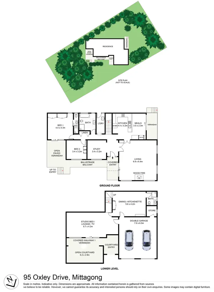 Floorplan of Homely house listing, 95 Oxley Drive, Mittagong NSW 2575