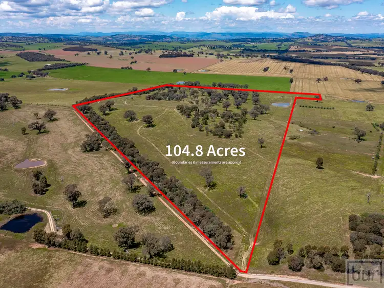 Floorplan of Homely land listing, 1098 Hovell Road, Moorwatha NSW 2640