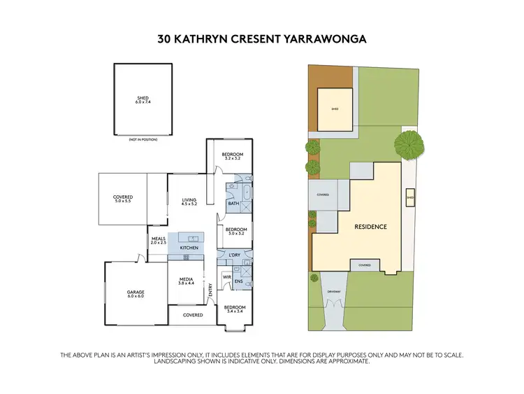Floorplan of Homely house listing, 30 Kathryn Crescent, Yarrawonga VIC 3730