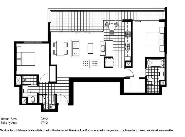 Floorplan of Homely apartment listing, 506/30 The Circus, Burswood WA 6100
