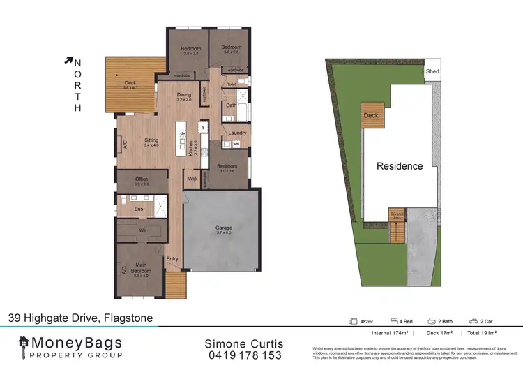 Floorplan of Homely house listing, 39 Highgate Drive, Flagstone QLD 4280