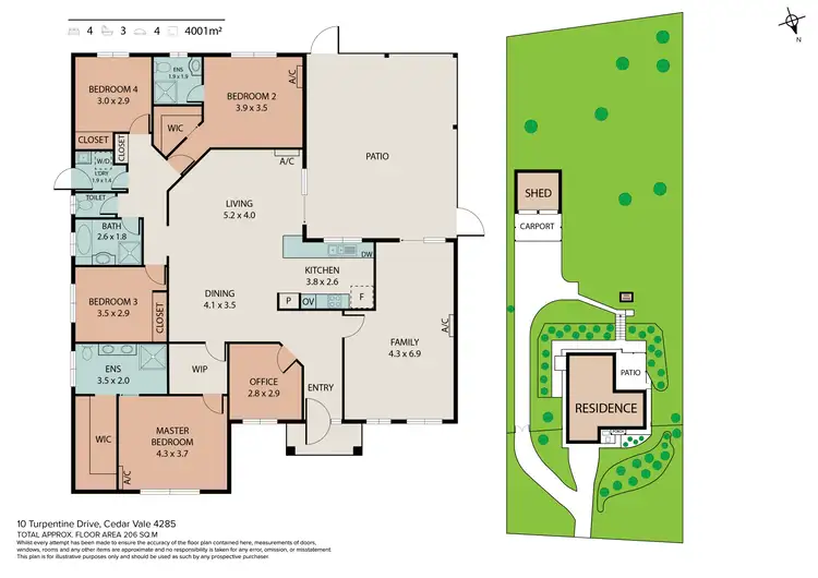 Floorplan of Homely house listing, 10 Turpentine Drive, Cedar Vale QLD 4285