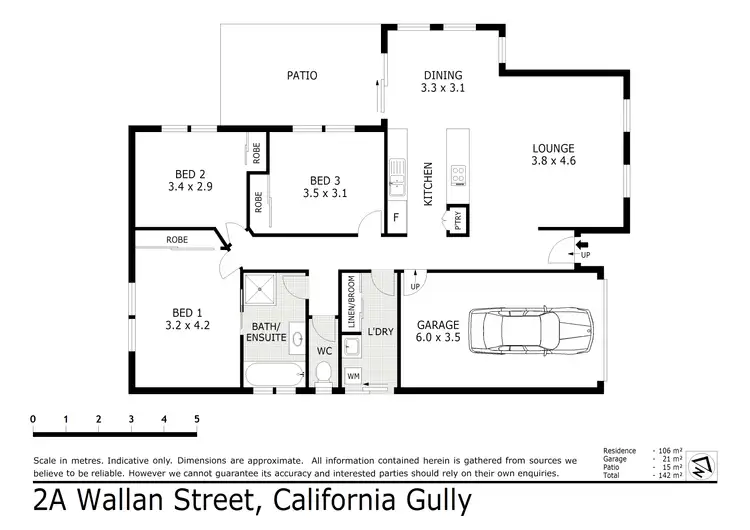 Floorplan of Homely house listing, 2A Wallan Street, California Gully VIC 3556