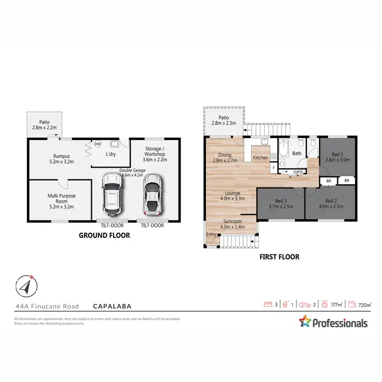 Floorplan of Homely house listing, 44A Finucane Road, Capalaba QLD 4157