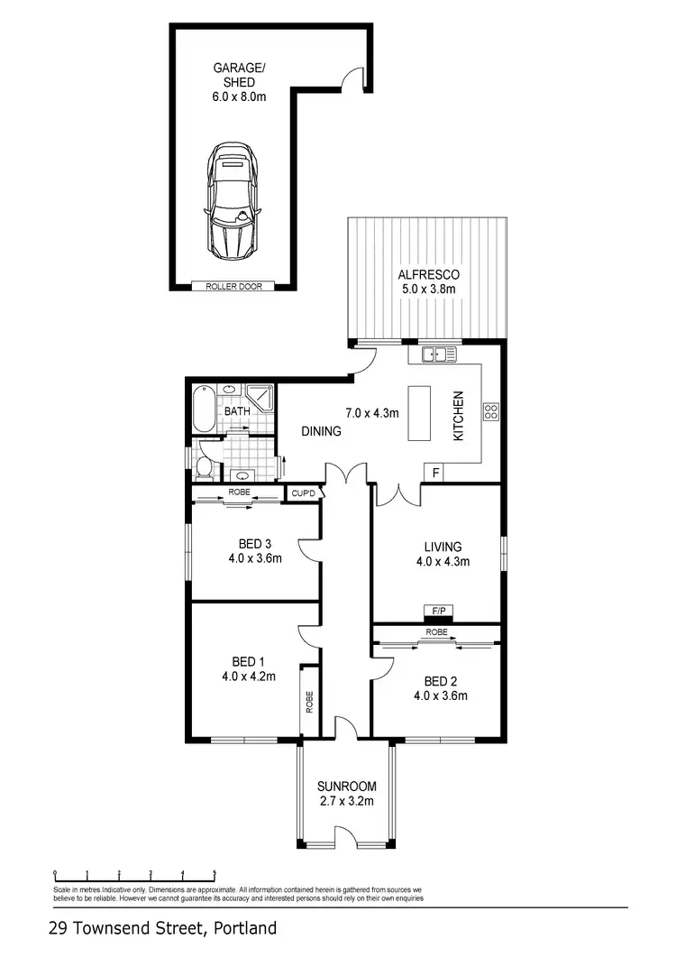 Floorplan of Homely house listing, 29 Townsend Street, Portland VIC 3305