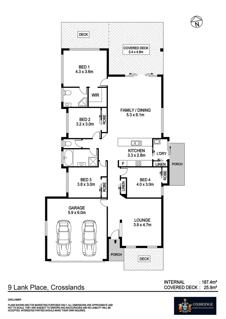 Floorplan of Homely house listing, 9 Lank Place, Wauchope NSW 2446