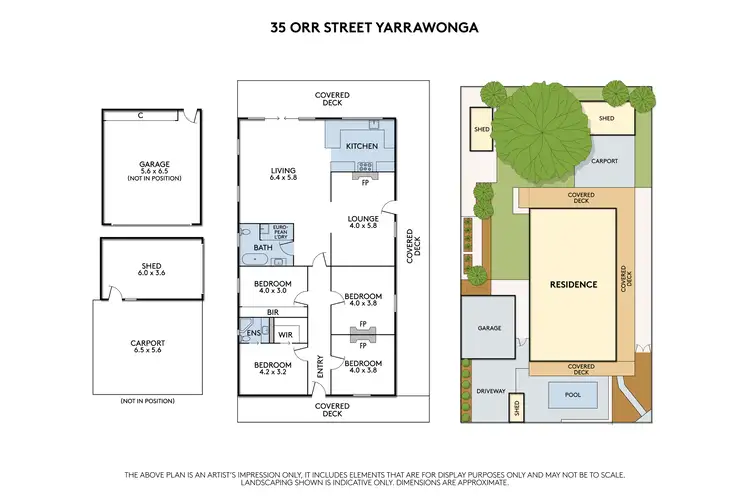 Floorplan of Homely house listing, 35 Orr Street, Yarrawonga VIC 3730
