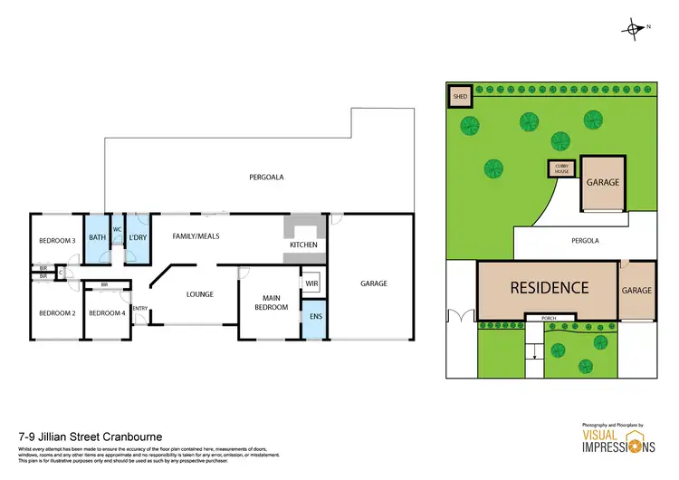 Floorplan of Homely house listing, 7-9 Jillian Street, Cranbourne VIC 3977