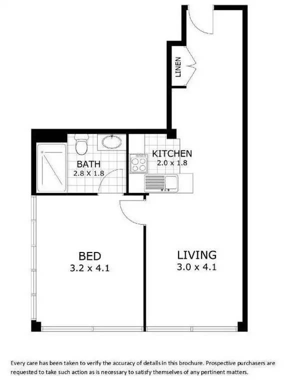 Floorplan of Homely apartment listing, 1201/408 Lonsdale Street, Melbourne VIC 3000