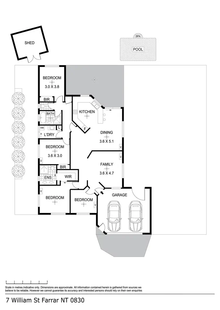 Floorplan of Homely house listing, 7 William Street, Farrar NT 830