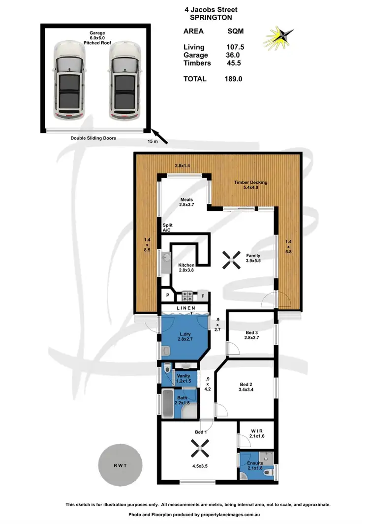 Floorplan of Homely house listing, 4 Jacobs Street, Springton SA 5235