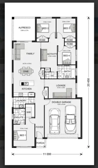 Floorplan of Homely house listing, 11 Deverell Way, Warrnambool VIC 3280