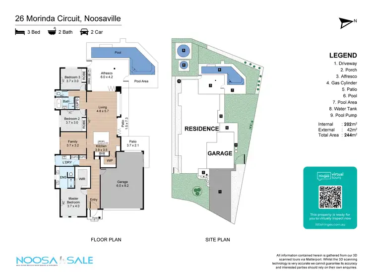 Floorplan of Homely house listing, 26 Morinda Circuit, Noosaville QLD 4566