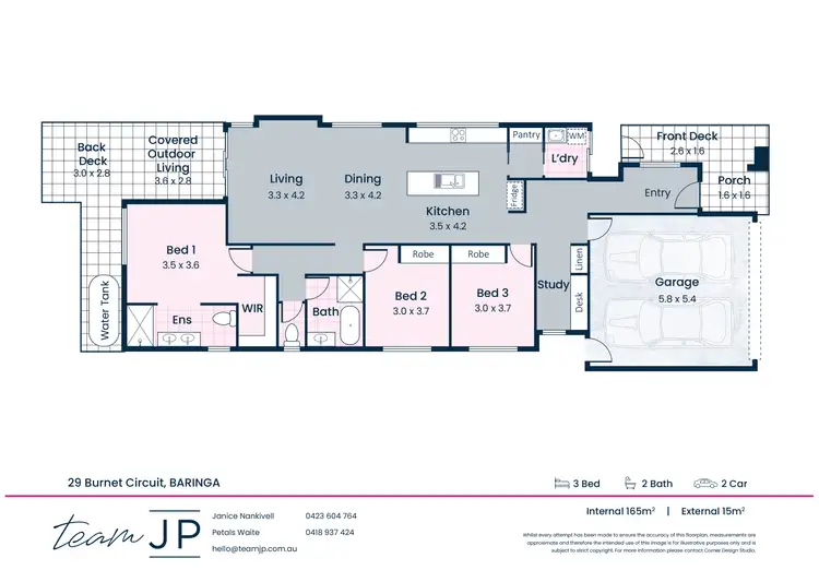 Floorplan of Homely house listing, 29 Burnet Circuit, Baringa QLD 4551