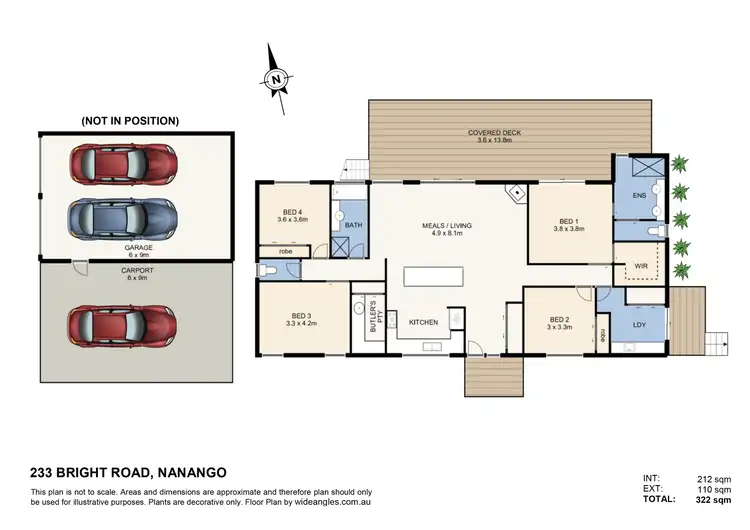 Floorplan of Homely house listing, 233 Brights Road, Nanango QLD 4615