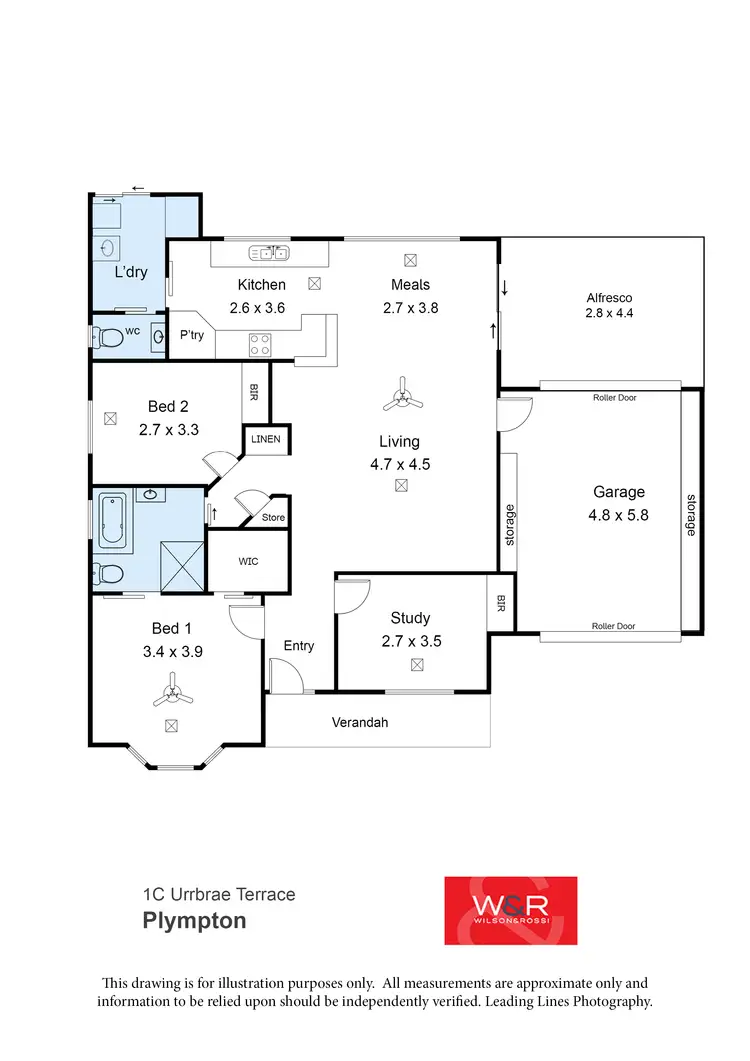 Floorplan of Homely house listing, 1C Urrbrae Terrace, Plympton SA 5038