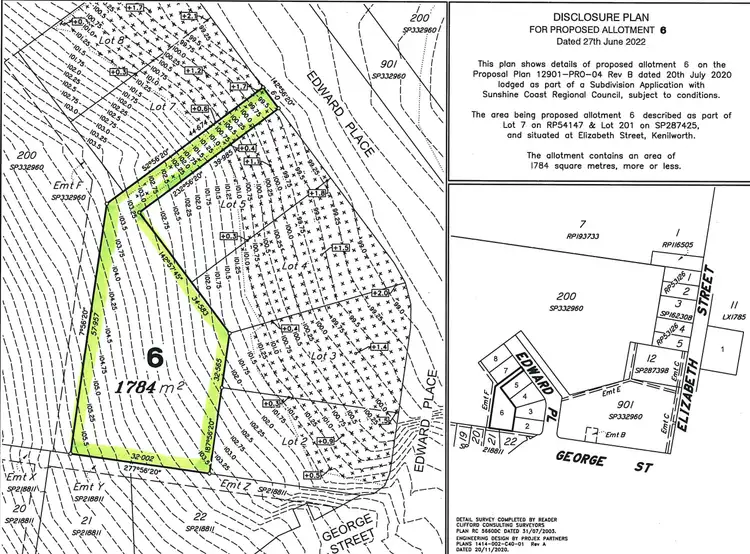 Floorplan of Homely land listing, 9 Edward Place, Kenilworth QLD 4574