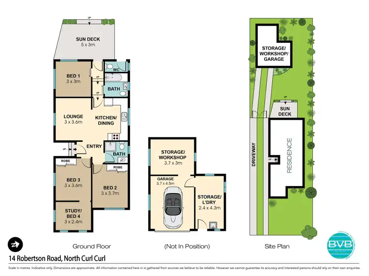Floorplan of Homely house listing, 14 Robertson Road, North Curl Curl NSW 2099