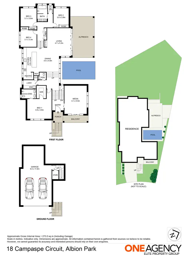 Floorplan of Homely house listing, 18 Campaspe Circuit, Albion Park NSW 2527