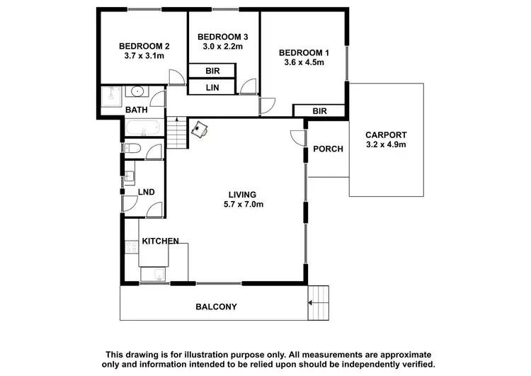 Floorplan of Homely house listing, 52 Harrald Street, Mount Gambier SA 5290