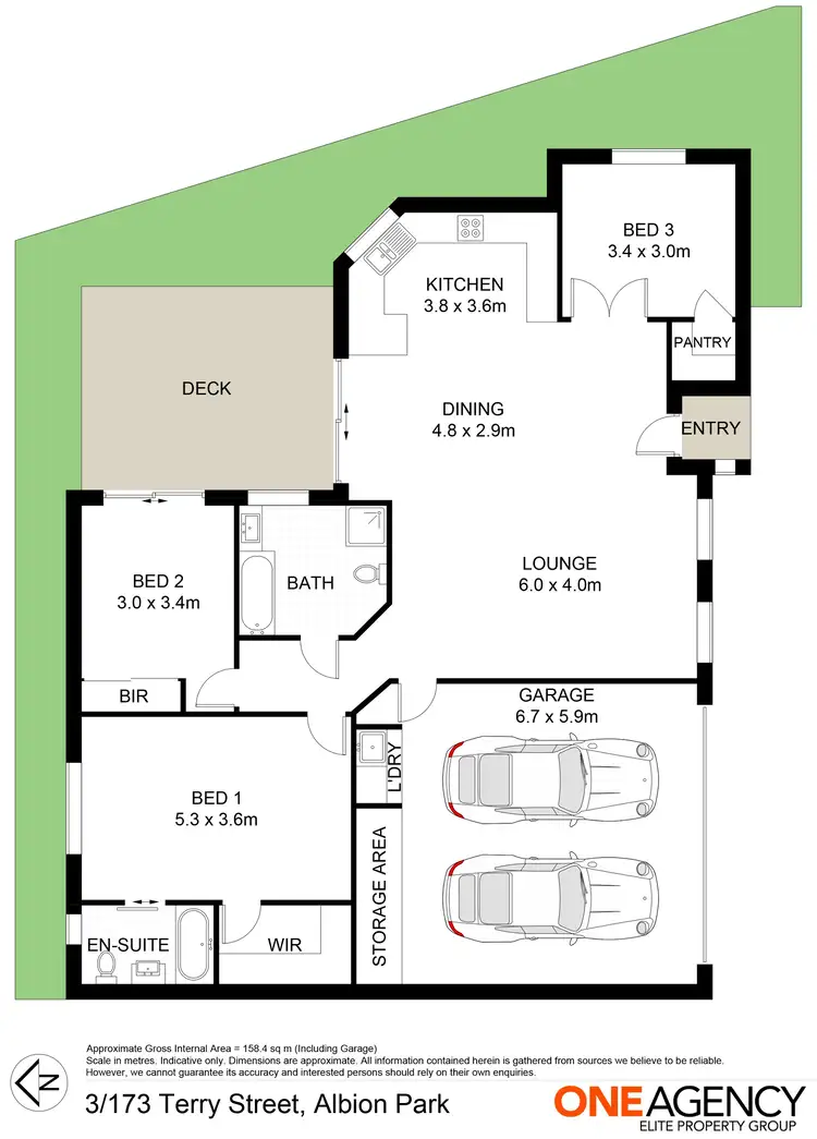 Floorplan of Homely villa listing, 3/173 Terry Street, Albion Park NSW 2527