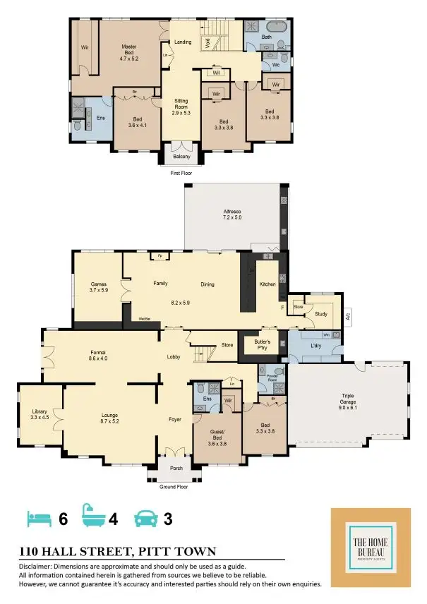 Floorplan of Homely house listing, 110 Hall Street, Pitt Town NSW 2756
