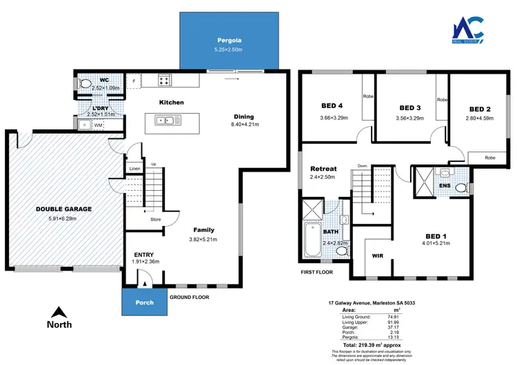 Floorplan of Homely house listing, 17 Galway Avenue, Marleston SA 5033