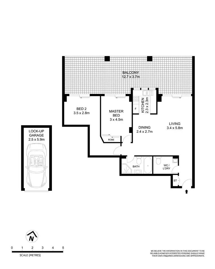 Floorplan of Homely apartment listing, 10/19 Keats Avenue, Rockdale NSW 2216