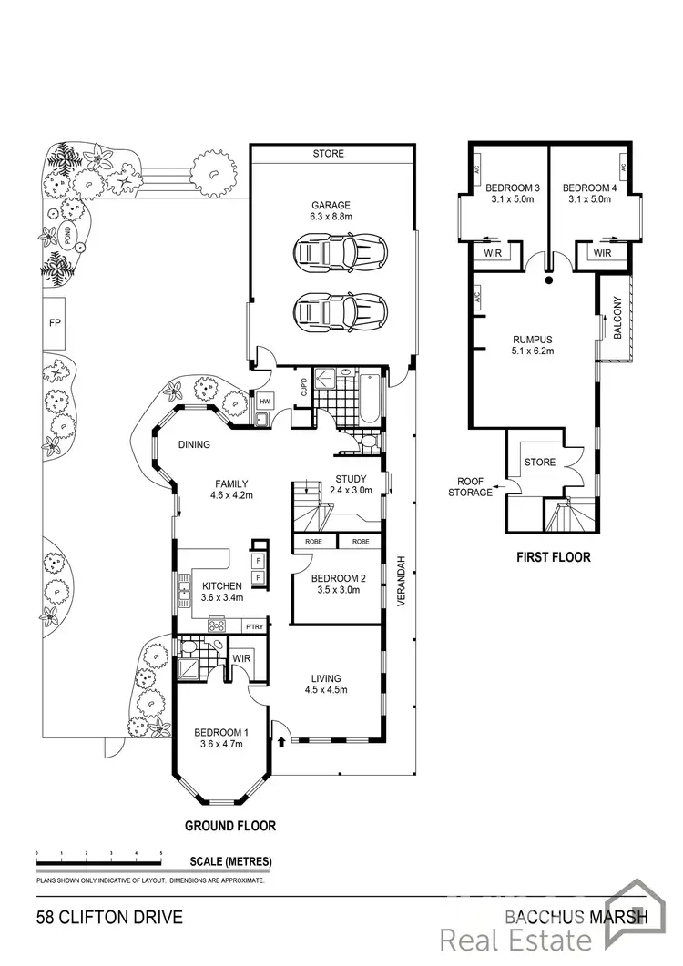 Floorplan of Homely house listing, 58 Clifton Drive, Bacchus Marsh VIC 3340