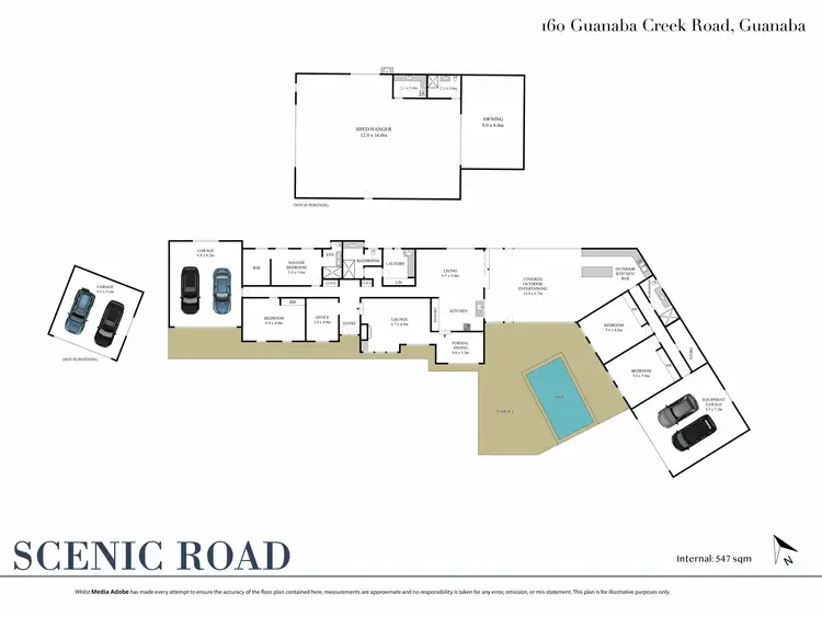 Floorplan of Homely rural property listing, 160 Guanaba Creek Road, Guanaba QLD 4210