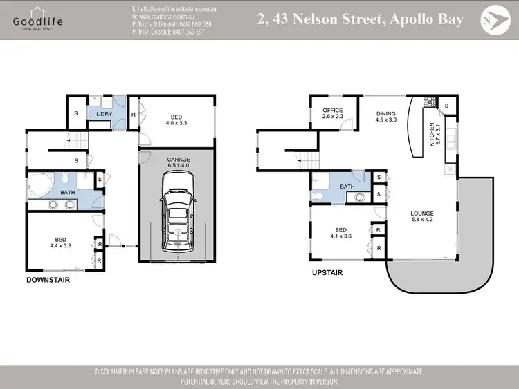 Floorplan of Homely townhouse listing, 2/43 Nelson Street, Apollo Bay VIC 3233