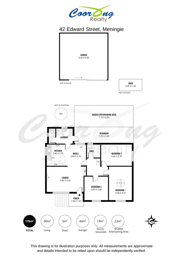 Floorplan of Homely house listing, 42 Edward Street, Meningie SA 5264